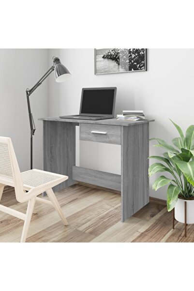 Concept Birou, gri sonoma, 100x50x76 cm, lemn prelucrat