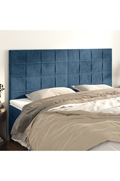 Concept Σεντόνια, 4 τεμάχια, σκούρο μπλε, 90x5x78/88 cm, Βελούδο