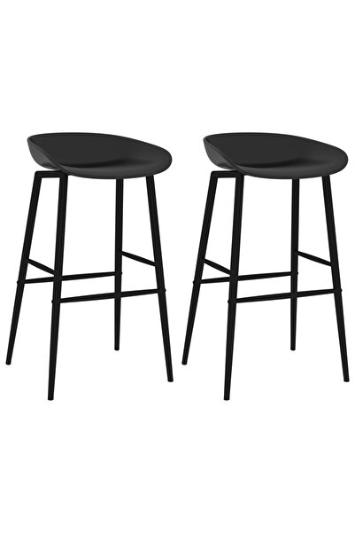 Concept Scaune de bar, 2 buc., negru