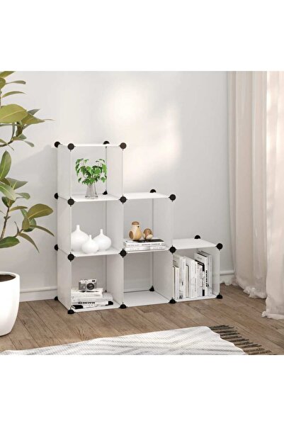 Concept Οργανωτής αποθήκευσης κύβων, 6 κύβοι, Διαφανές, PP