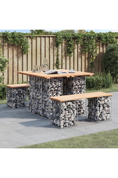 Concept Παγκάκι κήπου, σχέδιο γκαζόν, 100x102x72cm, μασίφ ξύλο πεύκου