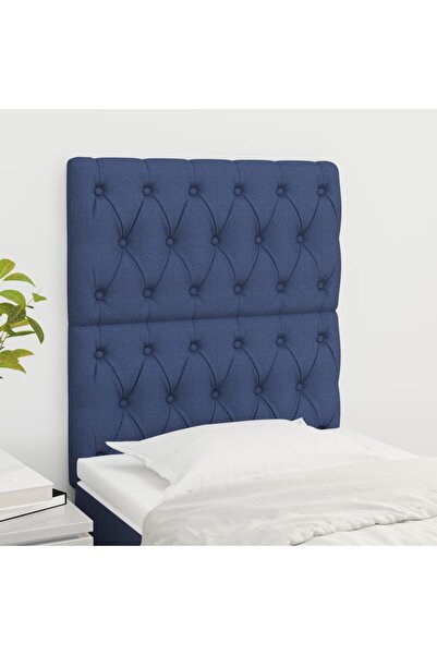 Concept Κομοδίνα, 2 τεμ., μπλε, 80x7x78/88 cm, ύφασμα