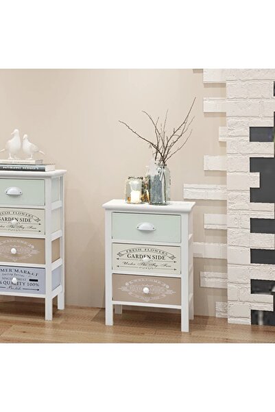 Concept Dulap în stil franțuzesc, cu 3 sertare, lemn