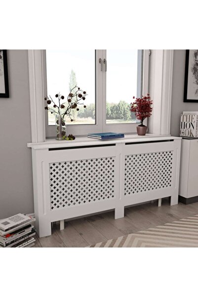 Concept Mască pentru calorifer, alb, 172x19x81,5 cm, MDF