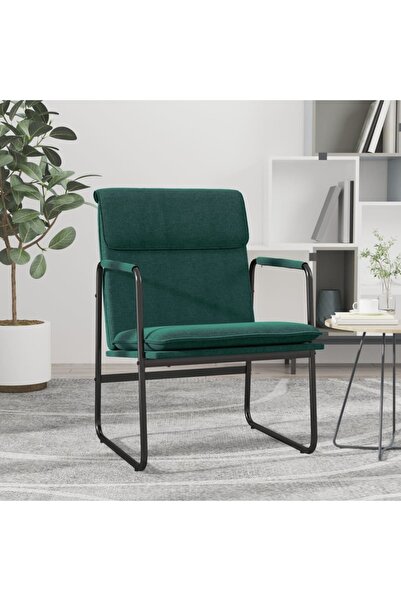 Concept Scaun de relaxare, verde închis, 55x64x80 cm, material textil