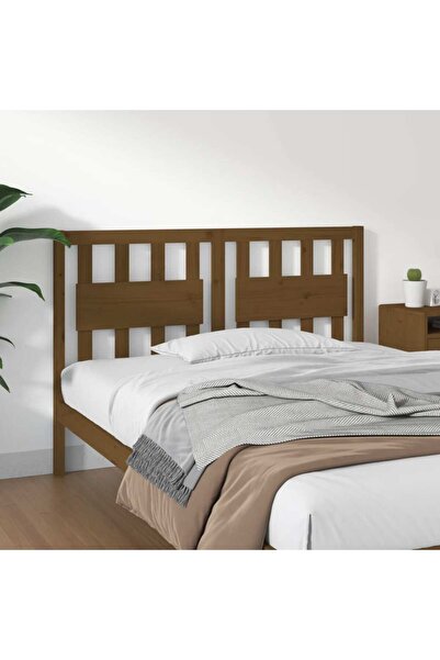 Concept Κομοδίνο, μελί καφέ, 145,5x4x100 εκ., μασίφ ξύλο πεύκου