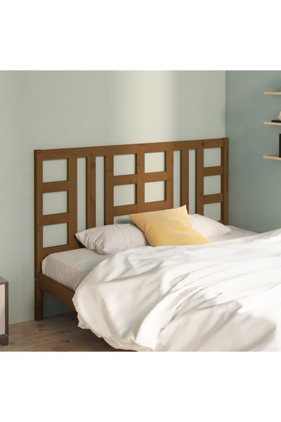 Concept Κομοδίνο, μελί καφέ, 166x4x100 εκ., μασίφ ξύλο πεύκου