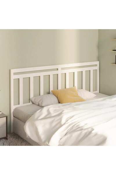 Concept Tăblie de pat, alb, 186x4x100 cm, lemn masiv de pin