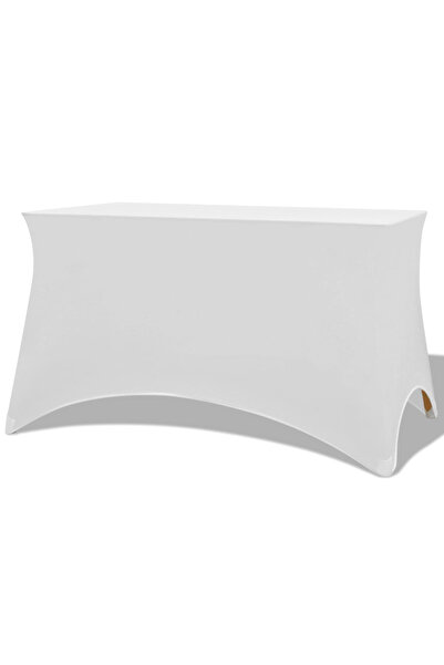 Concept Ελαστικά τραπεζομάντιλα, 120 x 60,5 x 74 cm, λευκά, 2 τεμ.