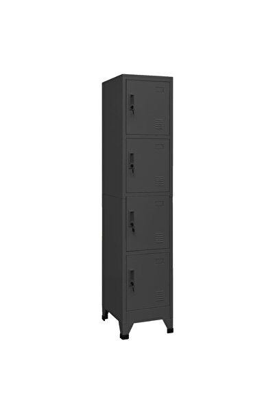 Concept Ντουλάπι αρχειοθέτησης, ανθρακί, 35x45x180 cm, ατσάλι