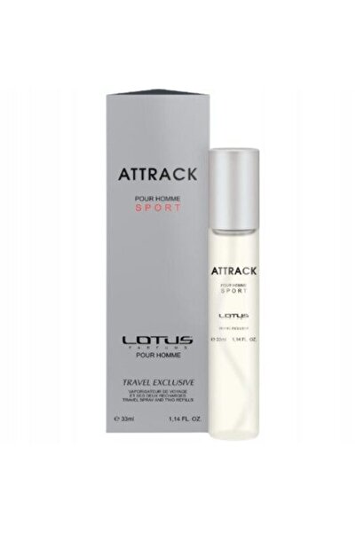 Lotus Apă de parfum Attrack Sport Travel pentru bărbați, EDP, 33 ml