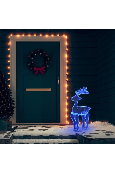Concept Reindeer Christmas decoration, with mesh, 306 LEDs, 60x24x89 cm