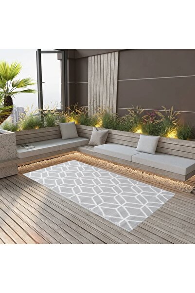 Concept Covor de exterior, gri, 160 x 230 cm, PP
