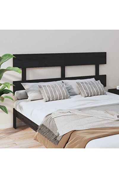 Concept Κομοδίνο, μαύρο, 164x3x81 cm, μασίφ ξύλο πεύκου