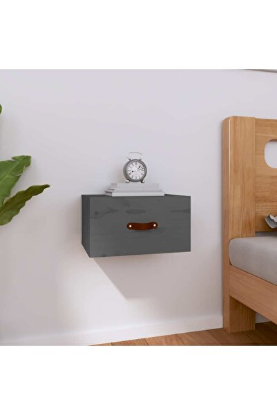 Concept Noptieră de perete, gri, 40x29,5x22 cm