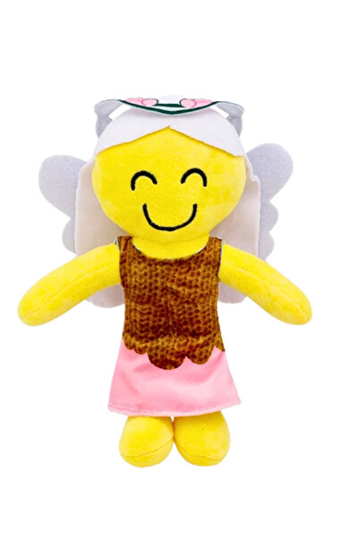 OEM Jucarie de Plus 99 Nights Papusa cu Aripi, 20 cm, Model Galben cu Rochita...