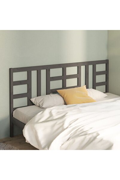 Concept Κομοδίνο, γκρι, 206x4x100 cm, μασίφ ξύλο πεύκου