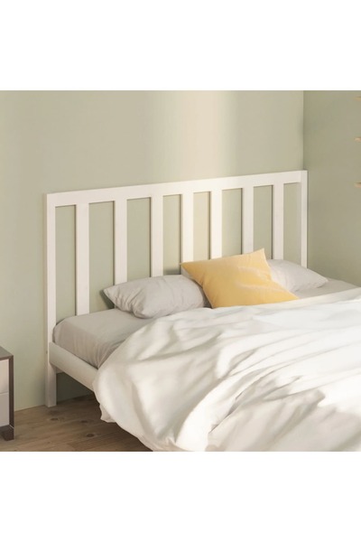 Concept Tăblie de pat, alb, 156x4x100 cm, lemn masiv de pin