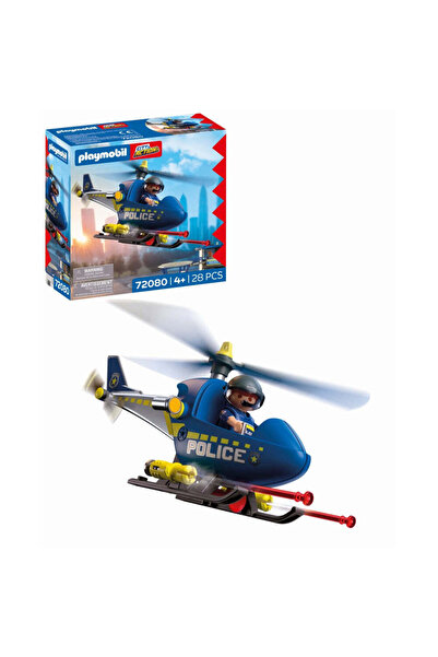 Playmobil Police Helicopter Role Play Toy