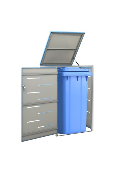 Concept Αποθηκευτικός χώρος για κάδο απορριμμάτων, 69x77,5x115 cm, ανοξείδωτο...