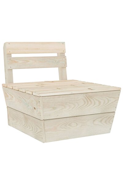 Concept Canapea de mijloc din paleți, modulară, lemn de molid tratat