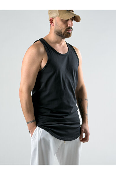 COCOPELLI Black Men's Sports Tank Top Coc3005