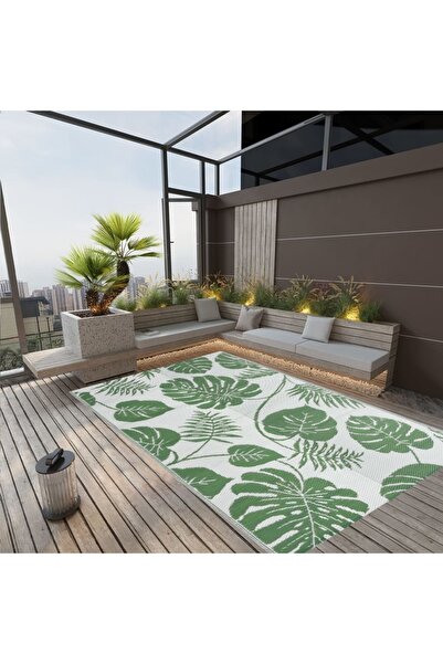 Concept Covor de exterior, verde, 190x290 cm, PP