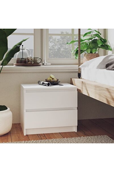 Concept Noptieră, alb, 50x39x43,5 cm, PAL
