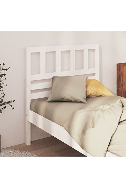 Concept Tăblie de pat, alb, 81x4x100 cm, lemn masiv de pin