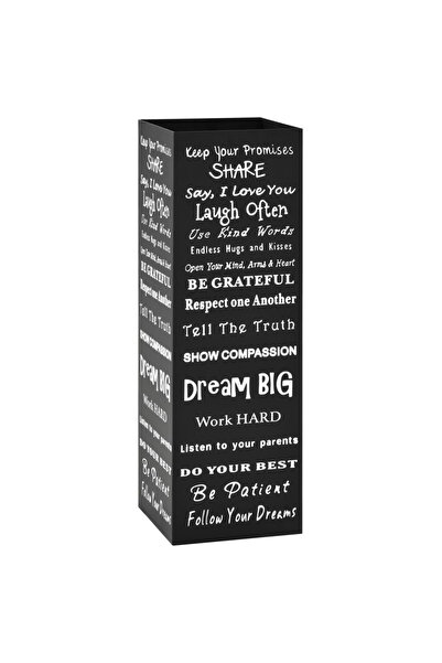 Concept Βάση ομπρέλας, με κείμενο, ατσάλι, μαύρη