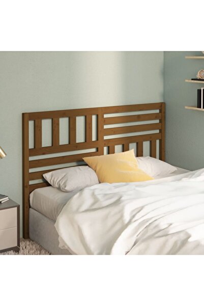 Concept Κομοδίνο, μελί καφέ, 156x4x100 εκ., μασίφ ξύλο πεύκου