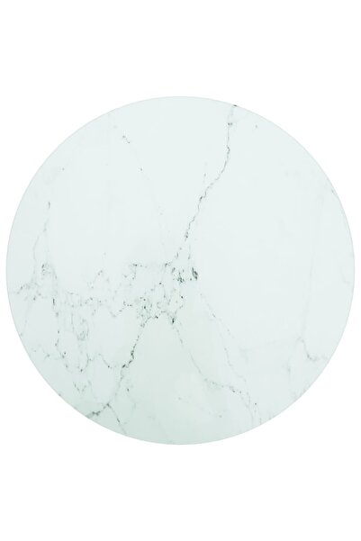 Concept Επιφάνεια τραπεζιού, λευκό, Ø40x0,8 cm, σκληρυμένο γυαλί, σχέδιο από ...