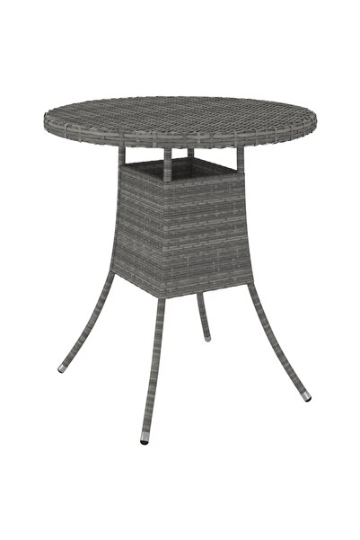 Concept Τραπέζι κήπου, γκρι, 70x70x73 cm, πολυρατάν