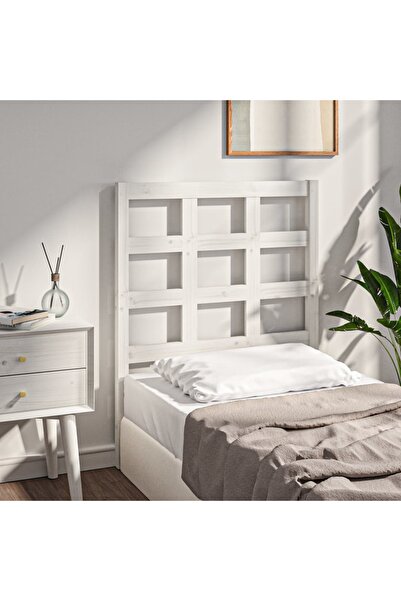 Concept Κομοδίνο, λευκό, 80,5x4x100 cm, μασίφ ξύλο πεύκου