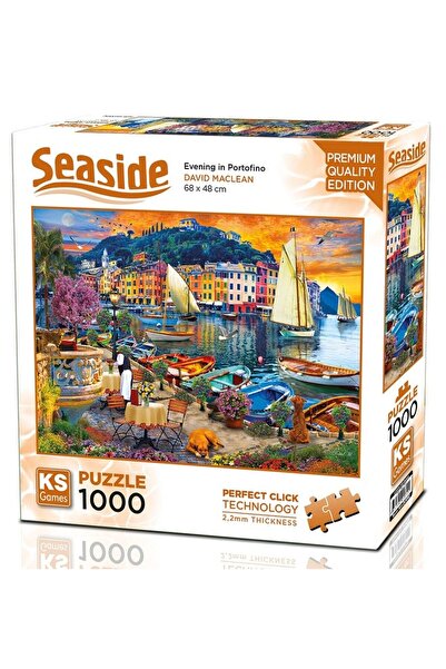 Ks Games 1000 Piece Evening Landscape in Portofino Puzzle - David Maclean - 2...