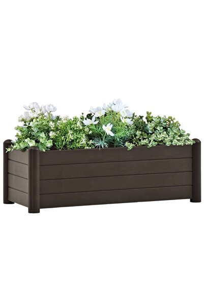 Concept Strat înălțat de grădină, cafeniu, 100 x 43 x 35 cm, PP