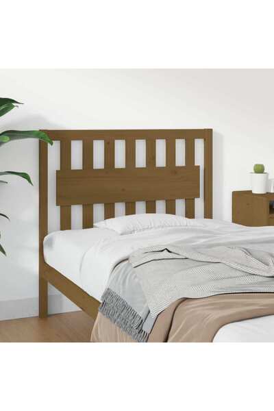 Concept Tăblie de pat, maro miere, 105,5x4x100 cm, lemn masiv de pin