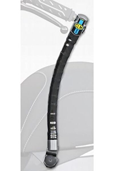 OEM Antifurt scuter pentru Vespa Primavera Oțel Negru cu Cheie Clm 5703707