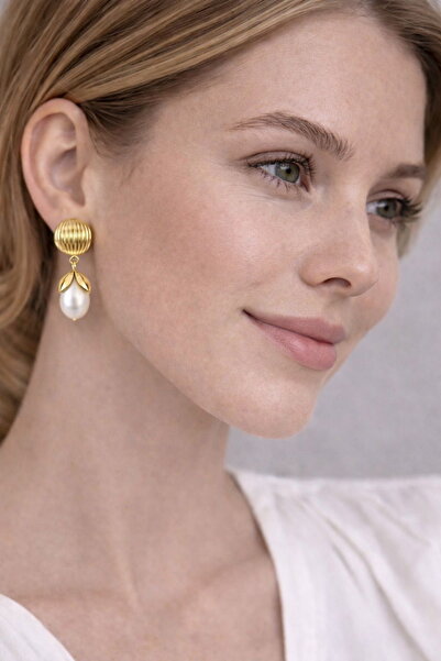 DEMOKAN Women's Earrings Oyster Plate Drop a Acrylic Stone Vintage Earrings