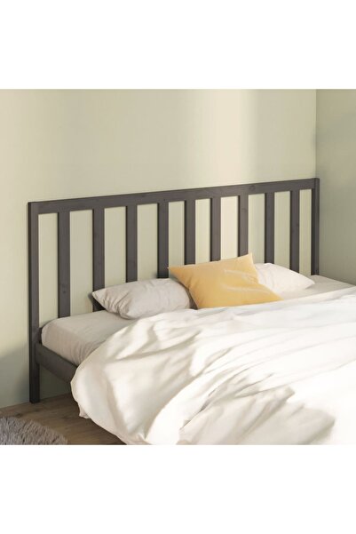 Concept Tăblie de pat, gri, 206x4x100 cm, lemn masiv de pin