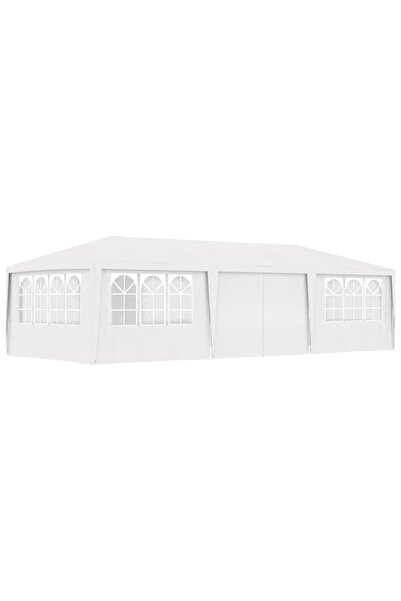 Concept Cort de petrecere profesional cu pereți antracit 4x9 m 90 g/m²