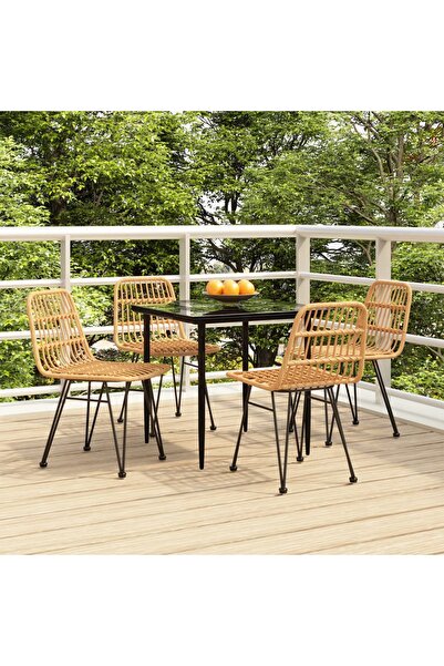 Concept Σετ επίπλων κήπου, 5 τεμάχια, πολυρατάν