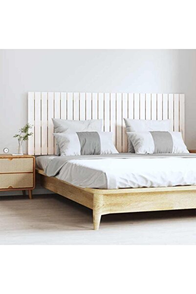 Concept Κεφαλάρι τοίχου, λευκό, 166x3x60 cm, μασίφ ξύλο πεύκου