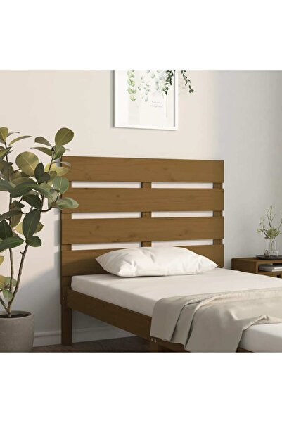 Concept Κομοδίνο, μελί καφέ, 75x3x80 εκ., μασίφ ξύλο πεύκου