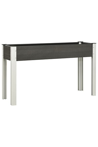 Concept Strat înălțat de grădină, gri, 120x40x75 cm, WPC