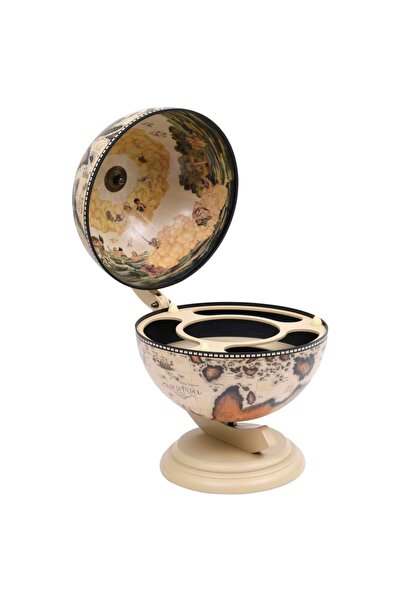 Concept Θήκη για μπουκάλια κρασιού σε σχήμα σφαίρας, λευκή, από ευκάλυπτο