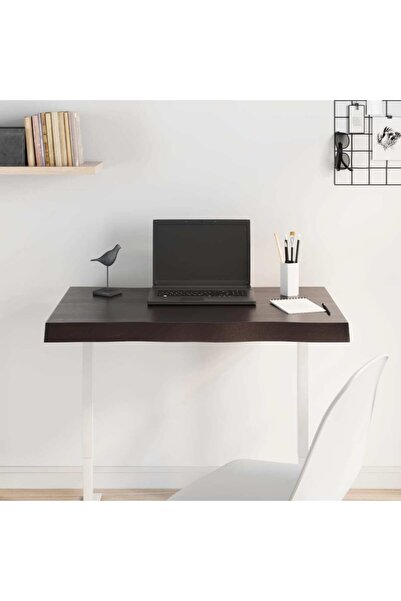 Concept Επιφάνεια τραπεζιού, 80x60x6 cm, γκρι, επεξεργασμένο ξύλο δρυός, οργα...