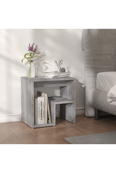 Concept Noptieră, sonoma gri, 40x30x40 cm, lemn prelucrat