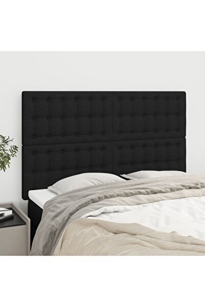 Concept Κομοδίνα, 4 τεμάχια, μαύρα, 72x5x78/88 cm, ύφασμα