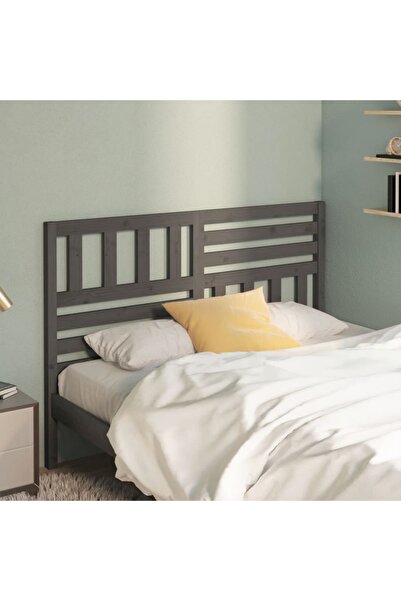 Concept Κομοδίνο, γκρι, 141x4x100 cm, μασίφ ξύλο πεύκου